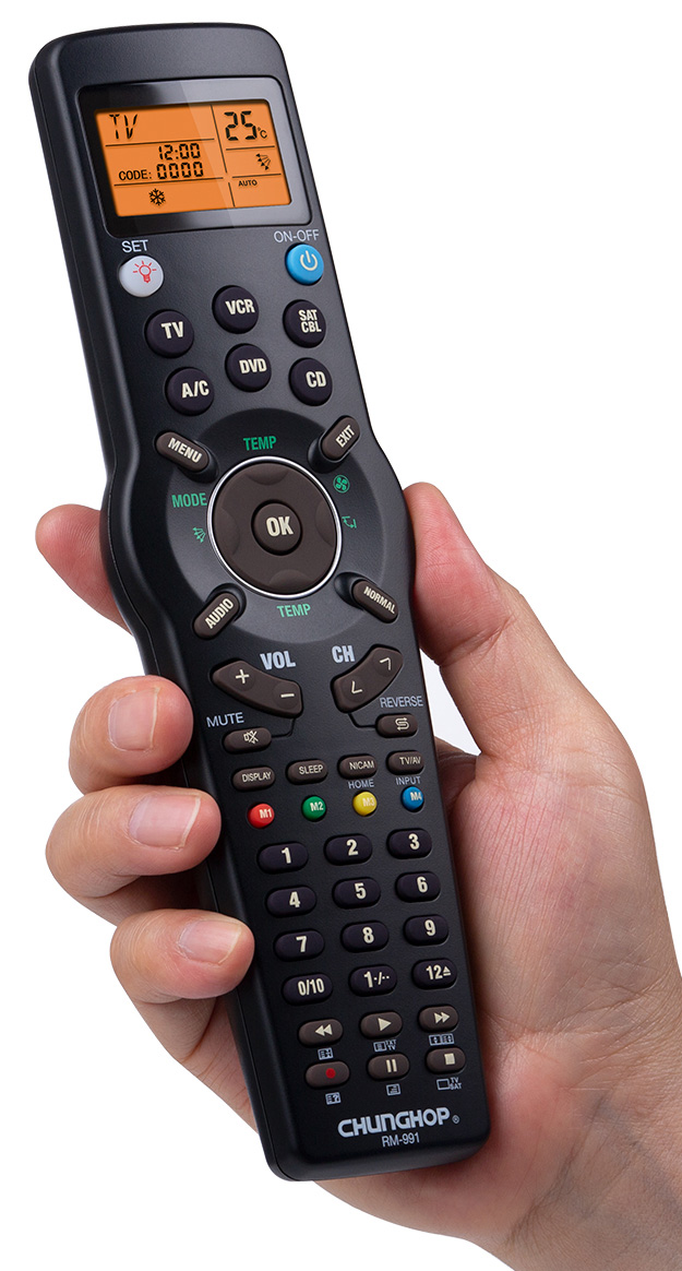 带液晶屏 多功能6合1 万能学习型遥控器适用电视/机顶盒/空调/cd/dvd